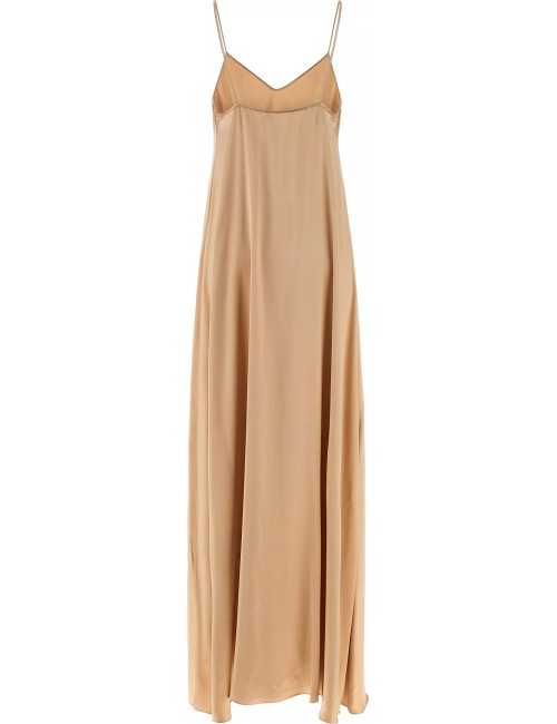 Robe Longue Viscose Beige - Ferragamo