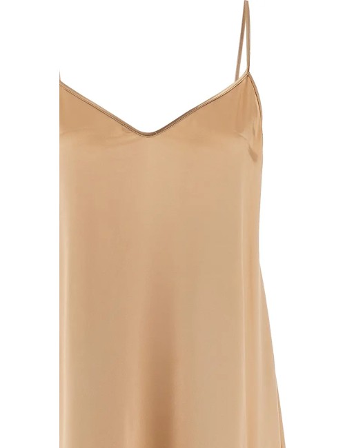 Robe Longue Viscose Beige - Ferragamo