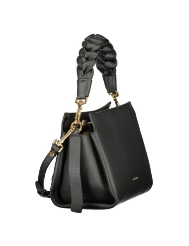 Sac Coccinelle Noir – Borsa Donna Cuir Italien Bandoulière