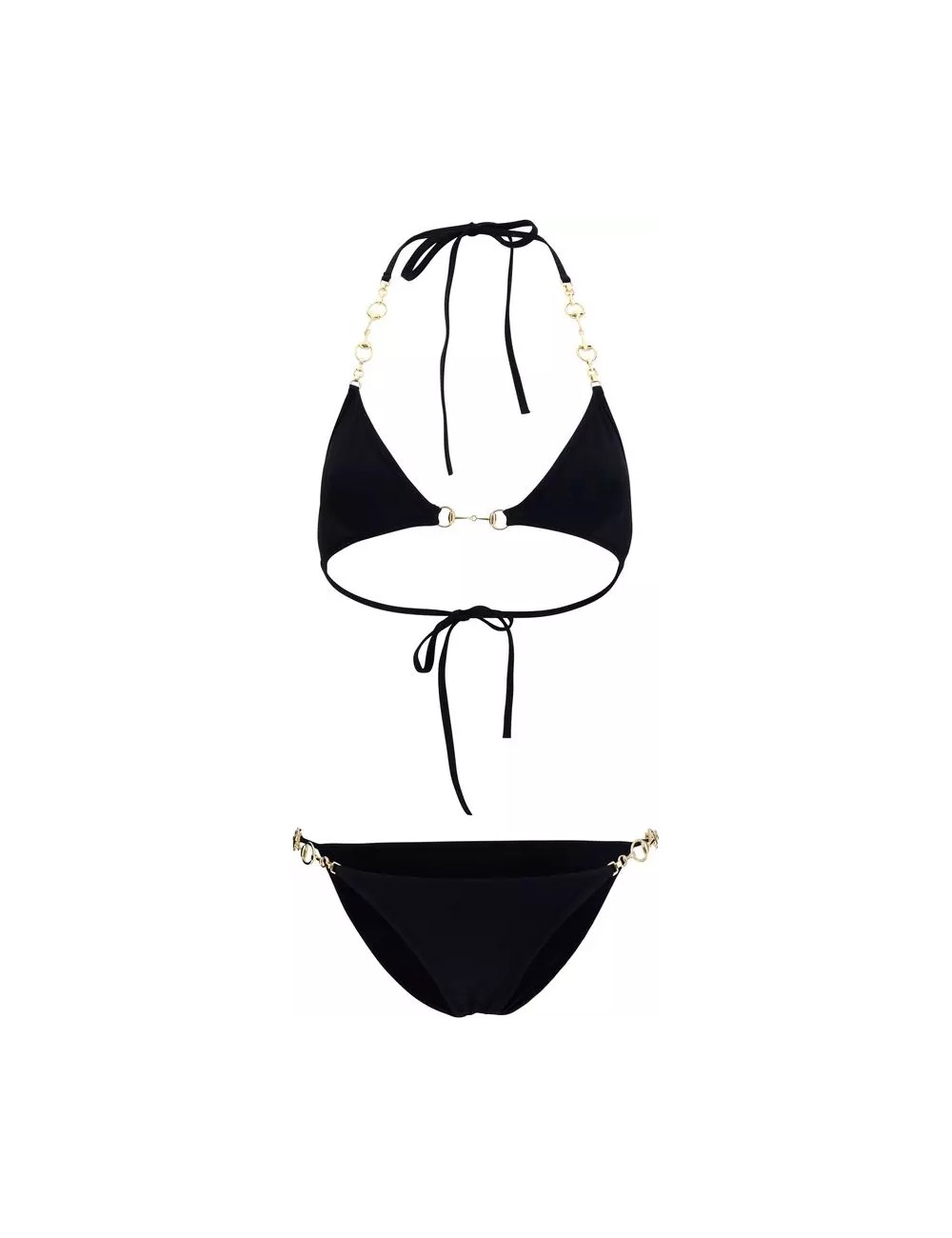 Bikini Gucci Femme Horsebit – Stretch Jersey Noir