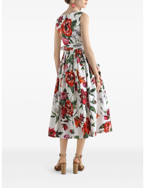 Maxi Robe Blanche Dolce & Gabbana – Robe Longue