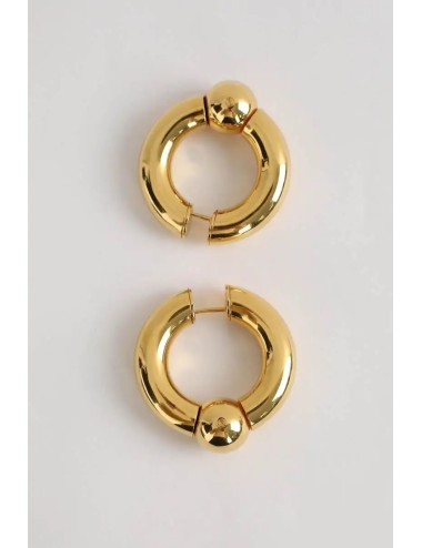 Boucles d’Oreilles Balenciaga Femme Cuivre Or Luxe