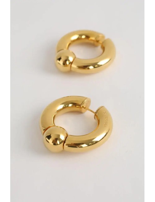 Boucles d’Oreilles Balenciaga Femme Cuivre Or Luxe