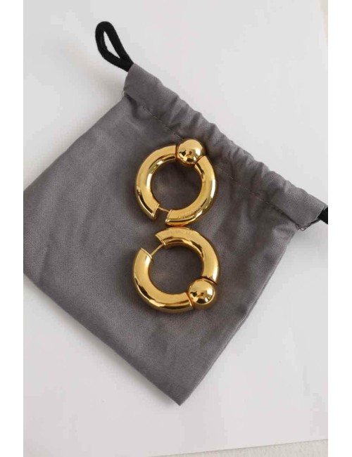 Boucles d’Oreilles Balenciaga Femme Cuivre Or Luxe
