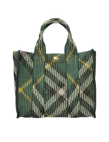Sac Burberry Vert en Tissu | Élégance Britanique, Chic Moderne & Tendance