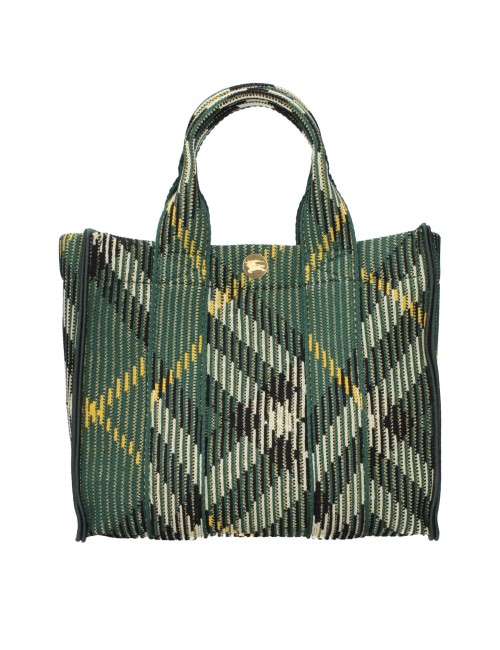 Sac Burberry Vert en Tissu | Élégance Britanique, Chic Moderne & Tendance