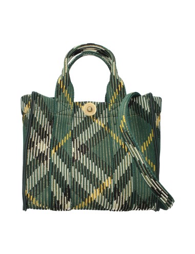 Sac Burberry Vert en Tissu | Élégance Britanique, Chic Moderne & Tendance