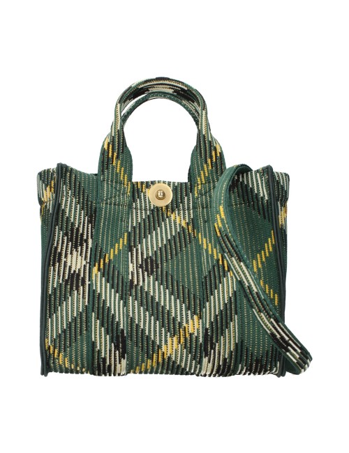 Sac Burberry Vert en Tissu | Élégance Britanique, Chic Moderne & Tendance