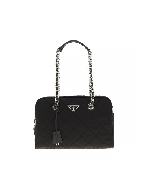 Sac bandoulière Prada en nylon noir - Prada