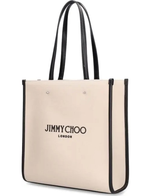 Sac Jimmy Choo Beige en Canvas | Élégance Chic, Luxe Décontracté & Tendance