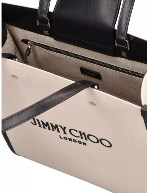Sac Jimmy Choo Beige en Canvas | Élégance Chic, Luxe Décontracté & Tendance