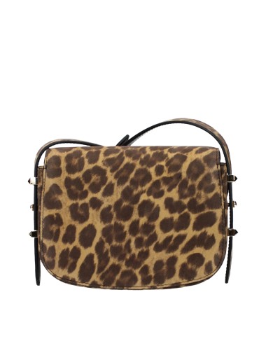 JIMMY CHOO SAC À BANDOULIÈRE CUIR DAIM MARRON