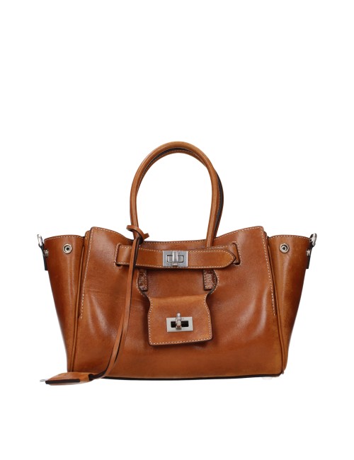 Balenciaga Borse A Mano Bel Air Carry Donna Pelle Marrone/Tan