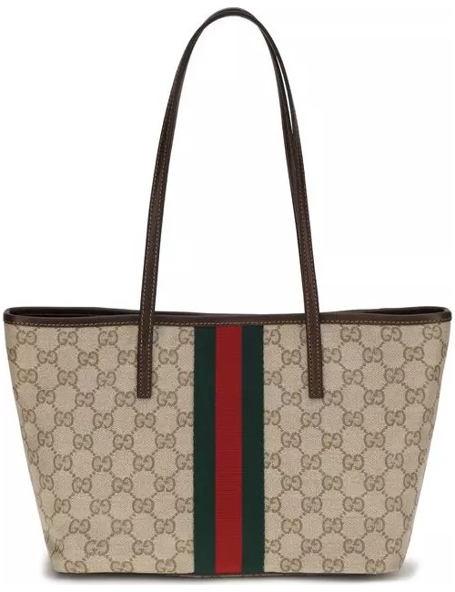 Sac cabas Gucci Tribeca petit format — Tissu GG beige | AW26