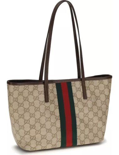 Sac cabas Gucci Tribeca petit format — Tissu GG beige | AW26
