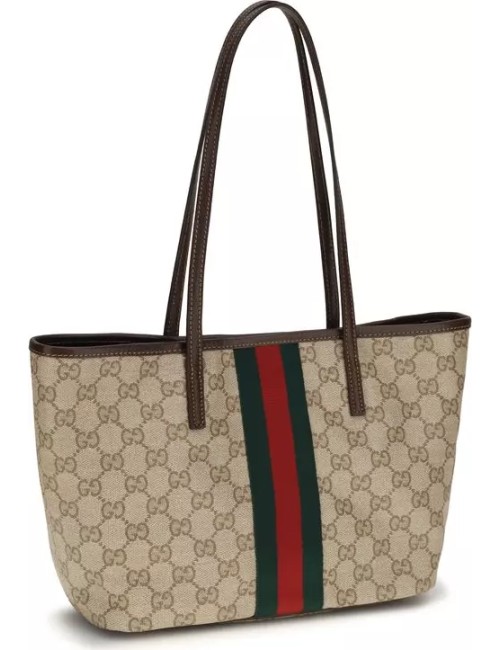 Sac cabas Gucci Tribeca petit format — Tissu GG beige | AW26