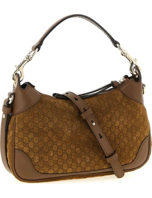 Sac Épaule Gucci B Small Femme – Cuir Velouté