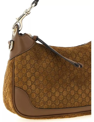 Sac Épaule Gucci B Small Femme – Cuir Velouté