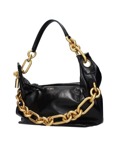 Balmain Sac bandoulière Balmain en cuir noir