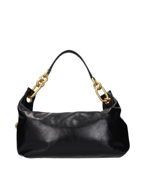 Balmain Sac bandoulière Balmain en cuir noir