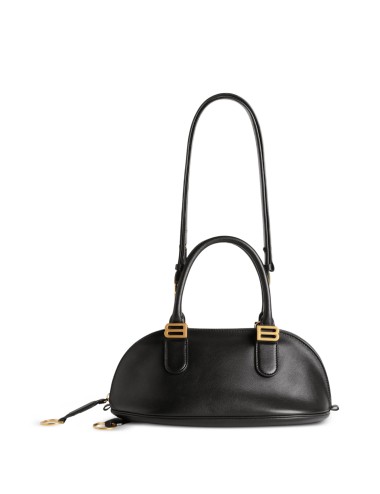 Sac Bowling Balenciaga Noir – Bolero Mini Cuir Luxe