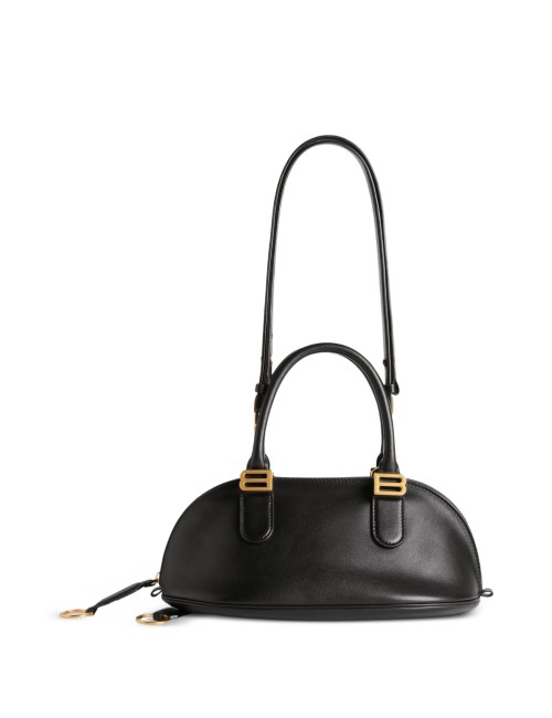 Sac Bowling Balenciaga Noir – Bolero Mini Cuir Luxe