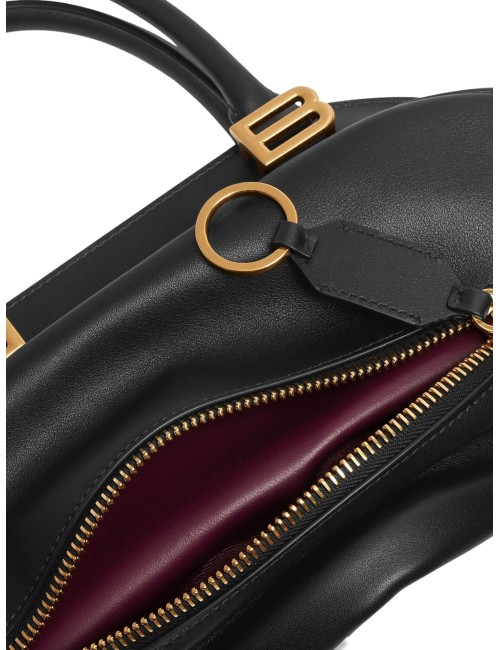 Sac Bowling Balenciaga Noir – Bolero Mini Cuir Luxe