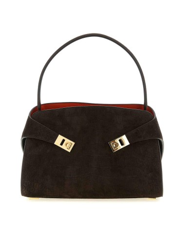 Ferragamo Sac Porté Épaule Marron en Cuir Bos Taurus | Authentic New