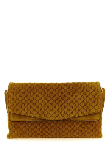 Gucci – Sac à épaule en cuir de veau jaune