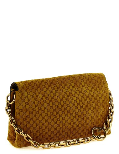 Gucci – Sac à épaule en cuir de veau jaune