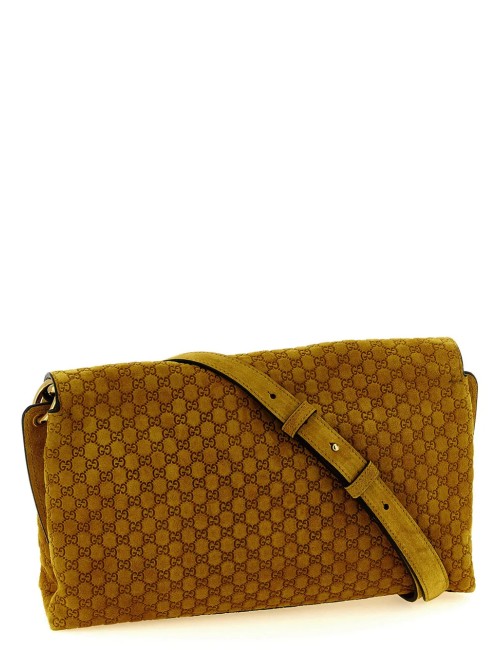 Gucci – Sac à épaule en cuir de veau jaune