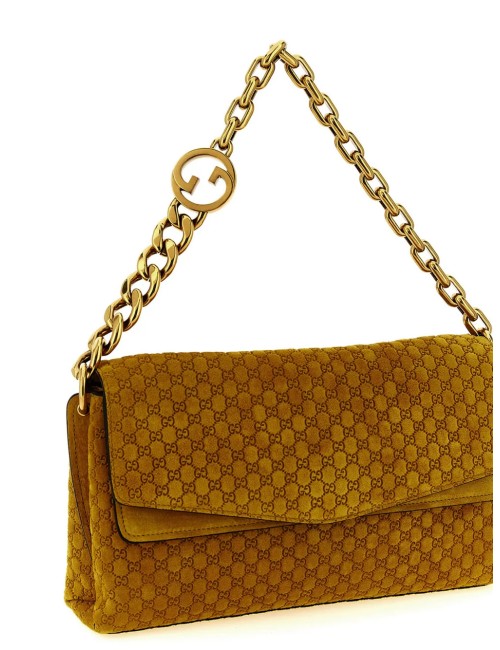 Gucci – Sac à épaule en cuir de veau jaune
