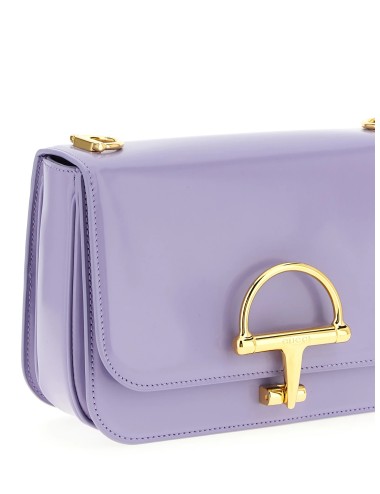 Gucci – Sac à épaule en cuir de veau violet