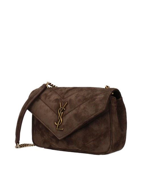 Saint Laurent – Sac à bandoulière marron/café