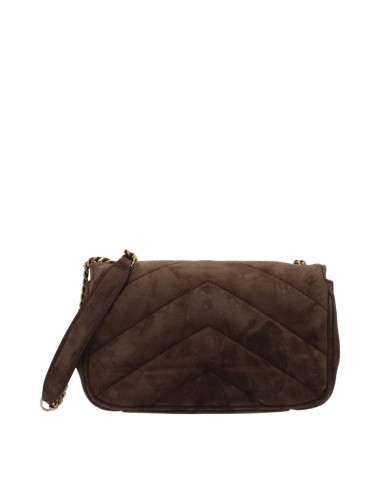 Saint Laurent – Sac à bandoulière marron/café