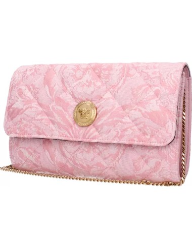 Versace – Pochette clutch en tissu rose - Paloma Private Club