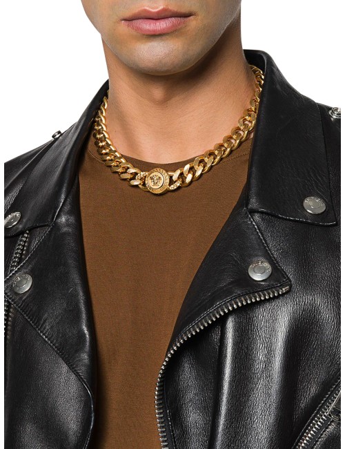 Collier Medusa Versace Doré Femme | Bijou Luxe Italien