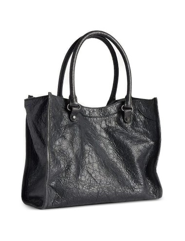 Sac Balenciaga Le City Mini cuir noir femme – Iconique luxe intemporel