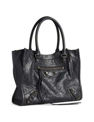 Sac Balenciaga Le City Mini cuir noir femme – Iconique luxe intemporel