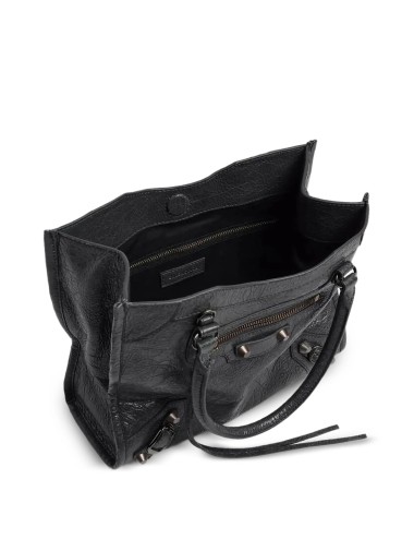 Sac Balenciaga Le City Mini cuir noir femme – Iconique luxe intemporel