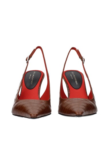 Escarpins Stella McCartney marron vegan talon haut