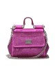 Sac à Main Dolce & Gabbana en Satin Rose Fuchsia avec Strass
