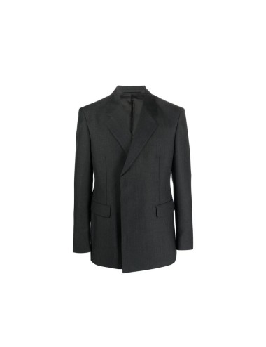 Manteau Prada en laine grise – Élégance italienne intemporelle