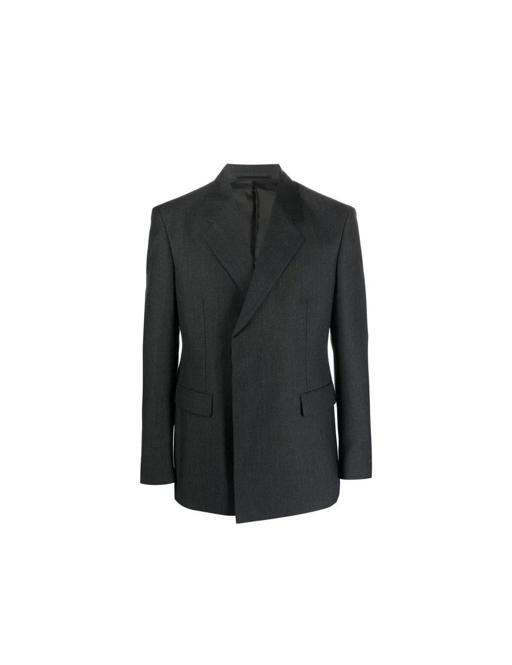 Manteau Prada en laine grise – Élégance italienne intemporelle