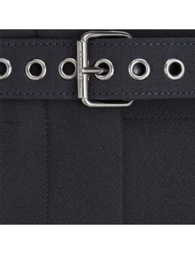 Pantalon DIOR femme noir en laine, élégance luxe parisienne