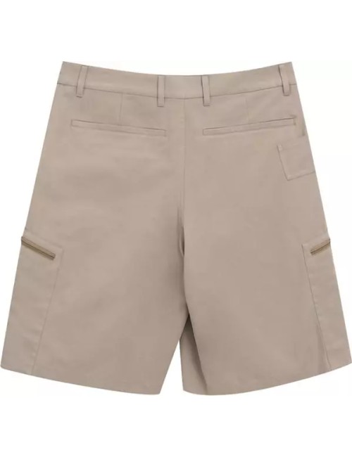 Bermuda DIOR homme beige en coton, short cargo luxe couture