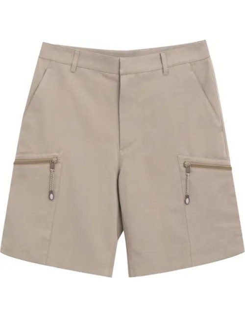 Bermuda DIOR homme beige en coton, short cargo luxe couture