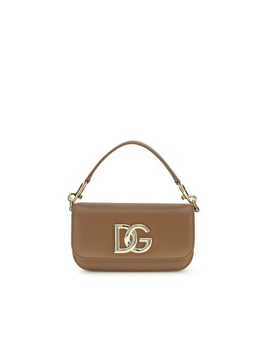 Dolce & Gabbana 3.5 - Sac à bandoulière en cuir marron pour femme