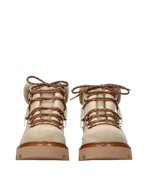 Roger Vivier Bottines Femme Suède Beige