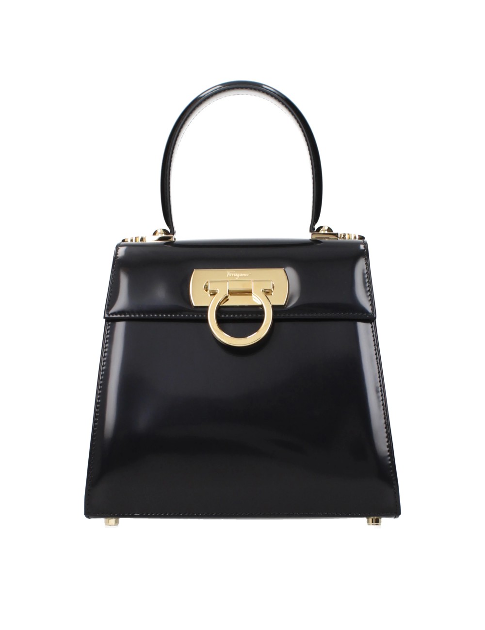 Salvatore Ferragamo Borse A Mano Donna Pelle Nero